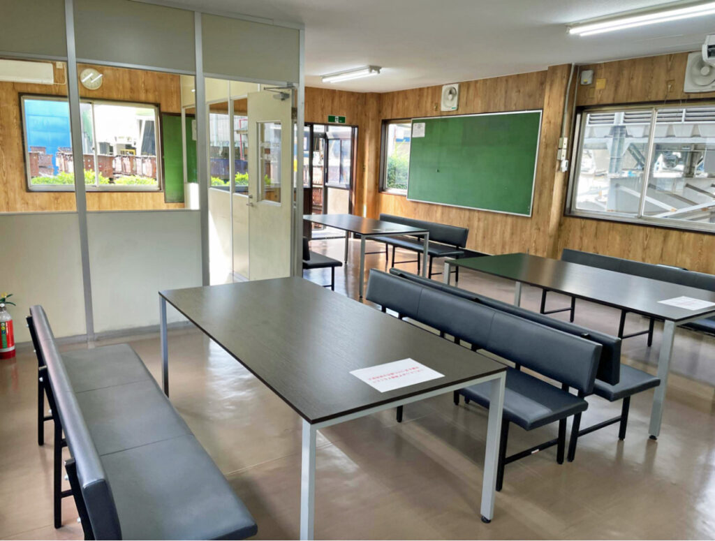 従業員休憩所　内装改修工事完了