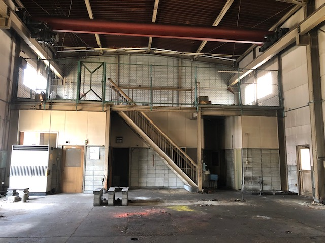 工場建屋改修前