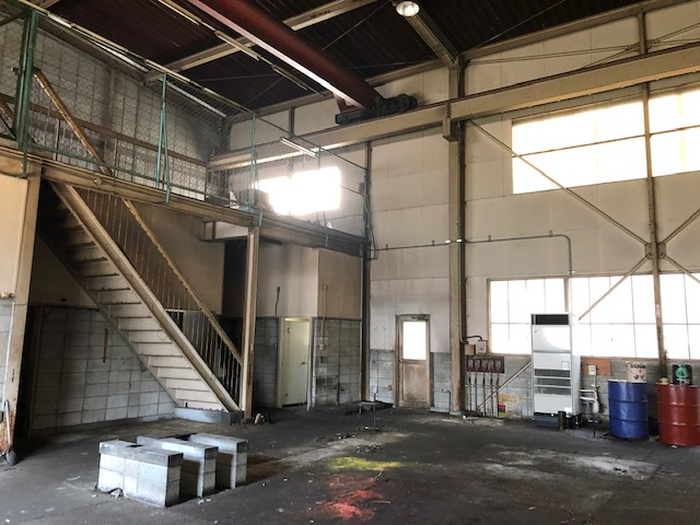 工場建屋改修前