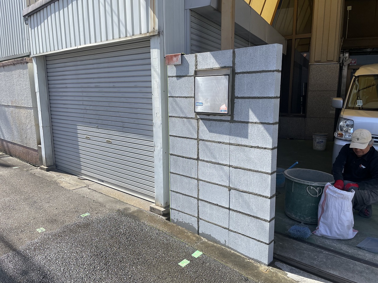⑥ CB組積 完了