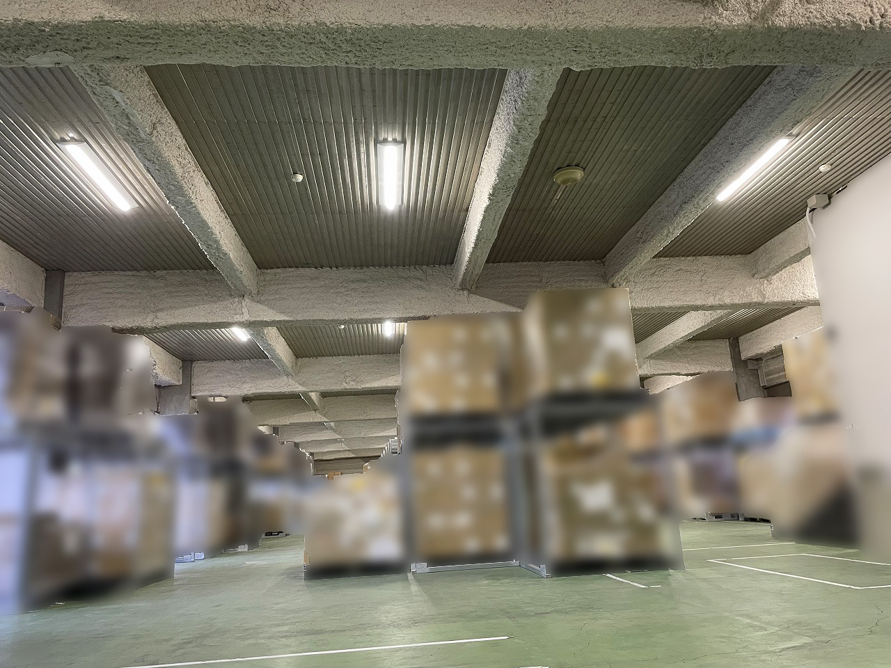 倉庫　LED化完了