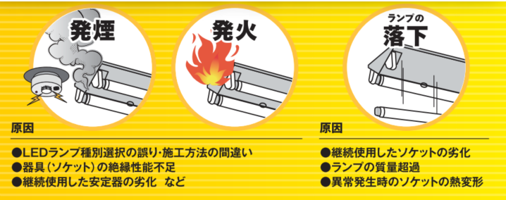 LED化における注意点
