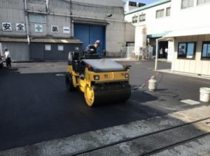 【工事レポート】アスファルト舗装工事を行いました！