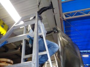 【工事レポート】ビニールノレンの取替工事を行いました！